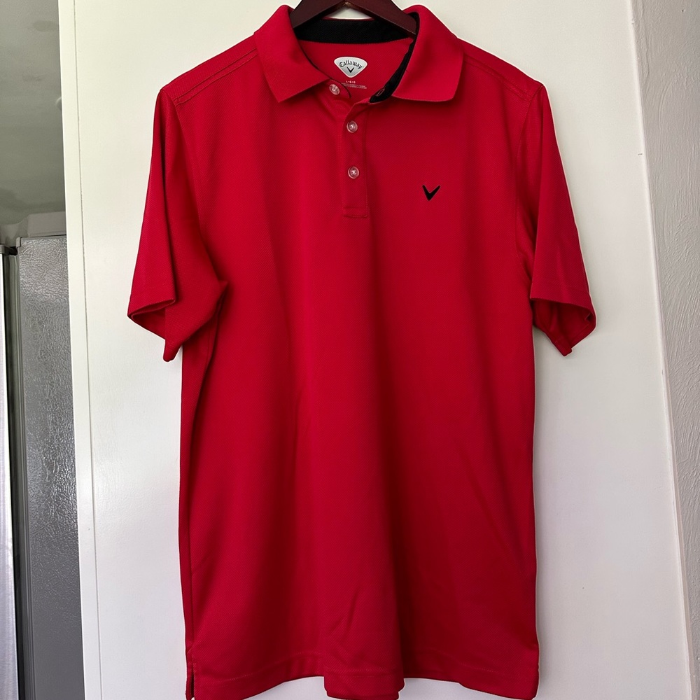 Callaway Men’s Red Golf Polo